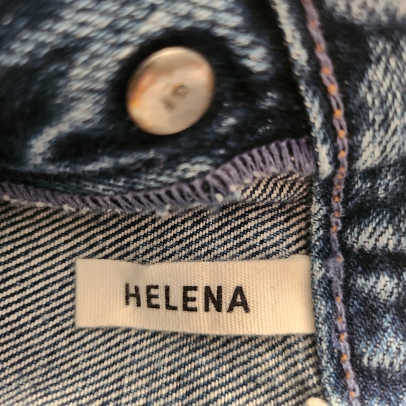 GRLFRND Helena Button Front High-Rise Straight Crop Leg Jeans - Picture 4 of 14